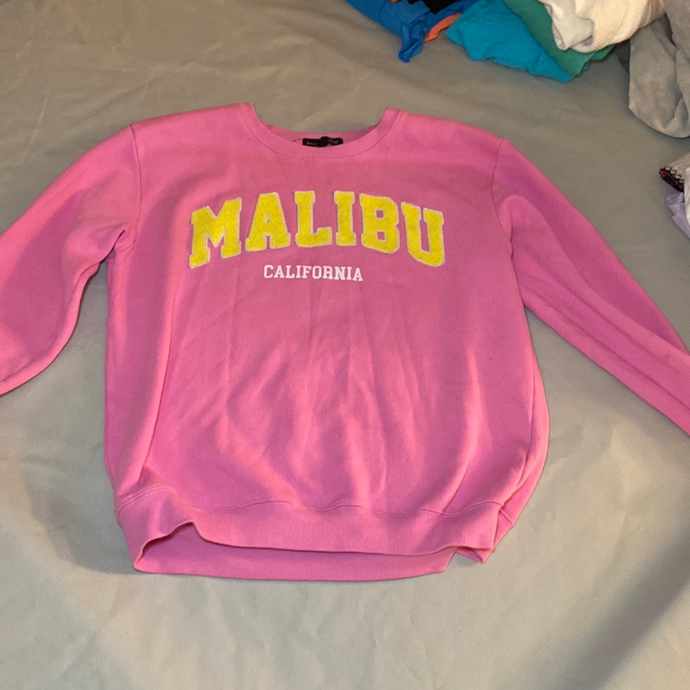 Pink Malibu Crew Neck Sweater